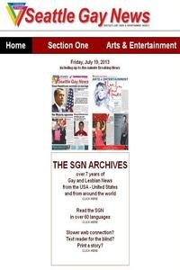 Seattle Gay News news live