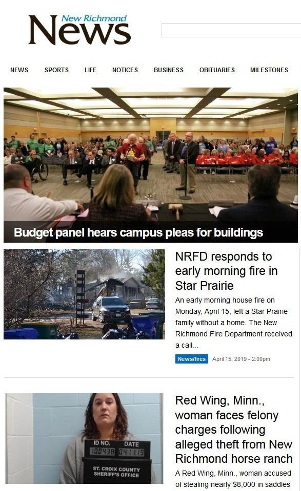 New Richmond News news live