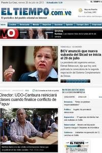 El Tiempo -Venezuela news live