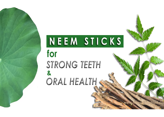 Benefits of using neem sticks for strong teeth