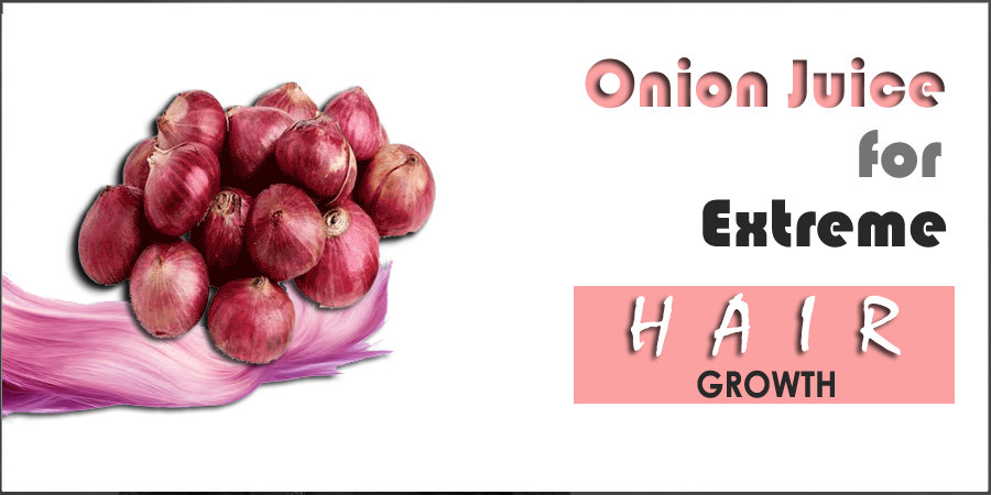 Onion juice for rapid hair growth recipe