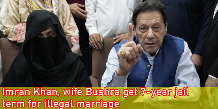 Pakistan: Ex-PM Imran Khan, Bushra Bibi get 7-yr imprisonment and fined